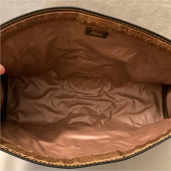 Authentic Vintage GUCCI GG Monogram Web Sherry Line Clutch Large - Picture 10 of 15